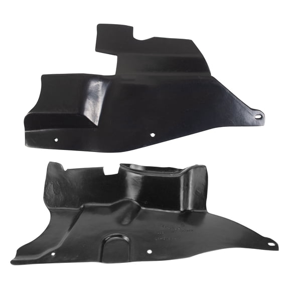 TRQ Front Fender Splash Shield Driver & Passenger Side GM1250141 GM1251141 Fits 2008-2009 Buick LaCrosse 2006-2009 Chevrolet Impala 2006-2007 Monte Carlo