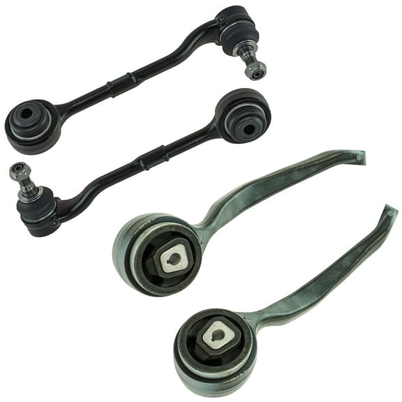 TRQ Front Forward Forward Rearward Control Arm Kit Set 4pc for BMW E90 Xi AWD PSA62872