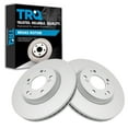 thumbnail image 1 of TRQ Front G-Coated Brake Rotor LH RH Pair for Chrysler Dodge Jeep Mitsubishi, 1 of 4