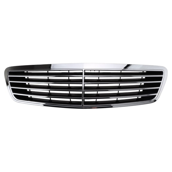 TRQ Front Grille Fits 2000-2002 Mercedes-Benz S430 S500 2001-2002 S55 AMG S600 MB1200115