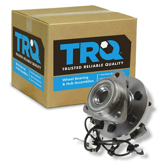 TRQ Front Hub & Bearing Driver Side Left LH for Dodge Pickup 4x4 4WD w/ ABS BHA53929 Fits select: 1997-2004 DODGE DAKOTA, 1998-2003 DODGE DURANGO