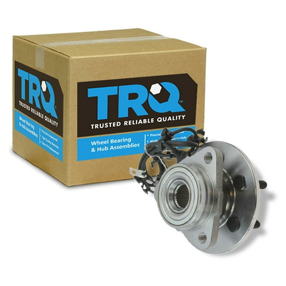 TRQ Front Hub & Bearing Passenger Side Right RH for Dodge 4x4 4WD w/ 4 Wheel ABS BHA53930 Fits select: 1997-2004 DODGE DAKOTA, 1998-2003 DODGE DURANGO