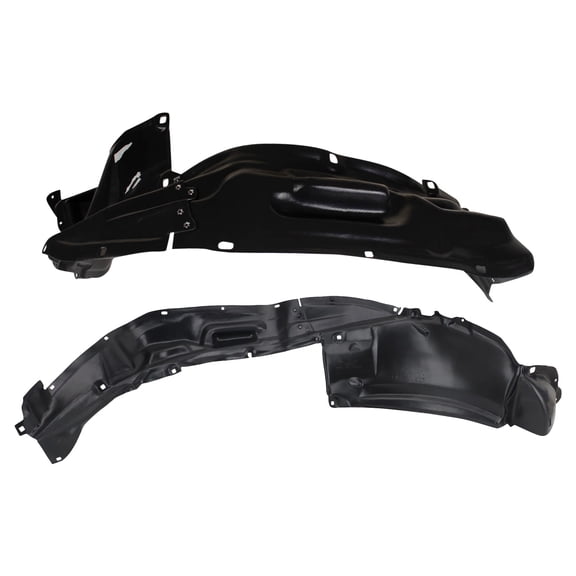 TRQ Front Inner Fender Liner Set Compatible with 2007-2009 Toyota FJ Cruiser BDA14597