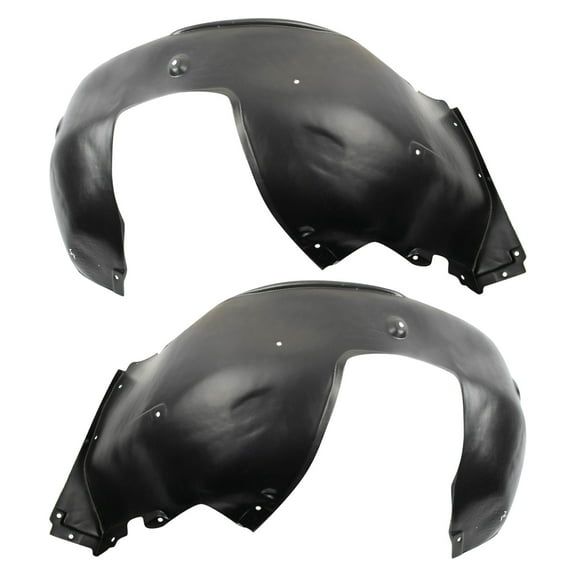 TRQ Front Inner Fender Liner Set Fits 01-03 BMW 525i 97-00 528i 530i 97-03 540i BDA06748