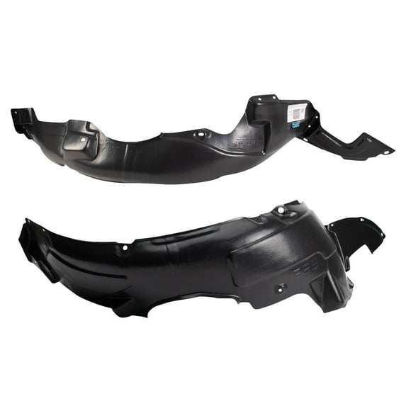 TRQ Front Inner Fender Liner Set Fits Select 2009-2010 Hyundai Elantra HY1248118 HY1251112