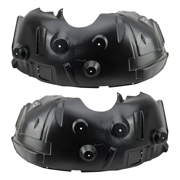 TRQ Front Inner Fender Liner Set Fits 2010-2012 Dodge Ram 2500 Ram 3500 BDA07019