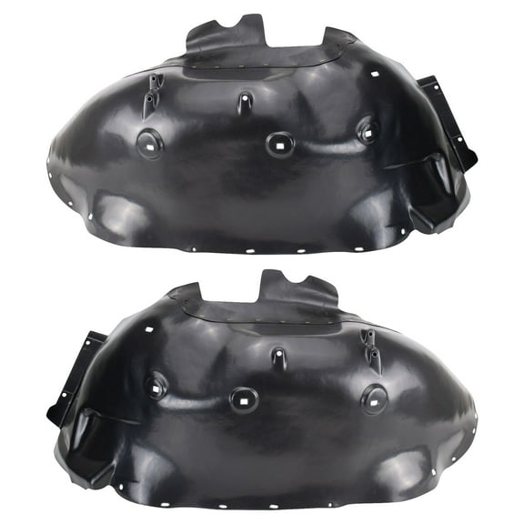 TRQ Front Inner Fender Liner Set Fits 2011-2014 Chevrolet Silverado 2500 HD BDA06563