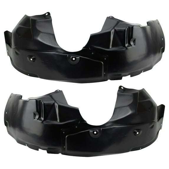TRQ Front Inner Fender Liner Set Fits 2012-2014 Chrysler 200 BDA06996