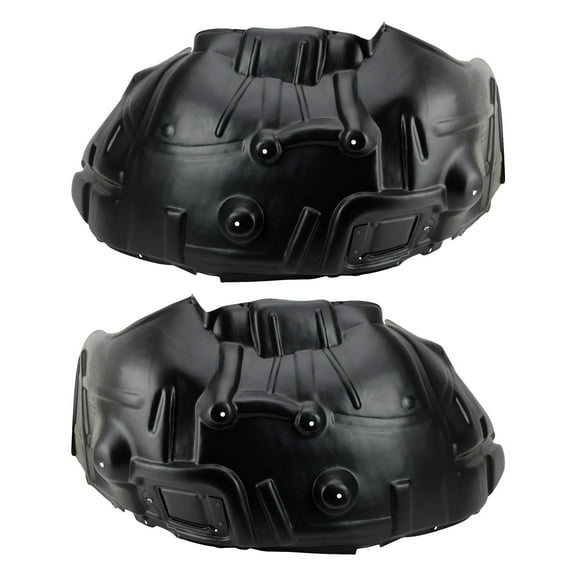 TRQ Front Inner Fender Liner Set Fits 2013-2018 Ram 1500 2019 1500 Classic BDA07053