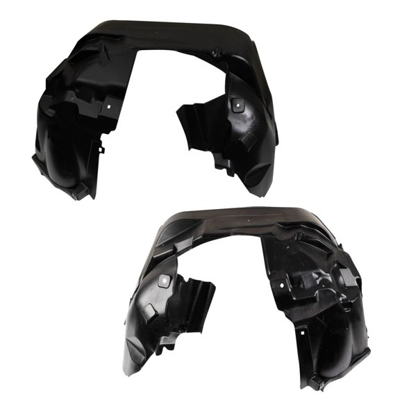TRQ Front Inner Fender Liner Set Fits Select 2019-2021 Jeep Renegade CH1248209 CH1249209