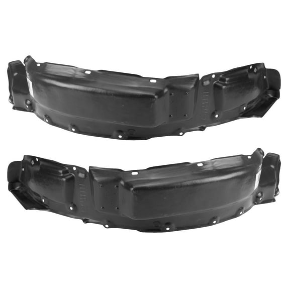 TRQ Front Inner Fender Liner Set Fits Select 1998-2007 Toyota Land Cruiser TO1248114 TO1249114