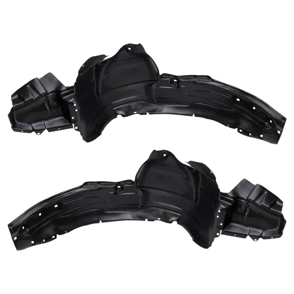 TRQ Front Inner Fender Liner Set Fits Select 2003-2008 Subaru Forester SU1248108 SU1249108