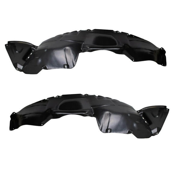 TRQ Front Inner Fender Liner Set Fits Select 2006-2010 Toyota Sienna TO1248152 TO1249152