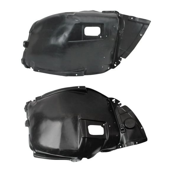 TRQ Front Inner Fender Liner Set Fits Select 2007-2013 BMW 328i BM1250120 BM1251120