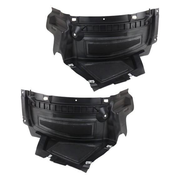 TRQ Front Inner Fender Liner Set Fits Select 2012-2015 Audi A6 2013-2015 S6 AU1242100 AU1243100