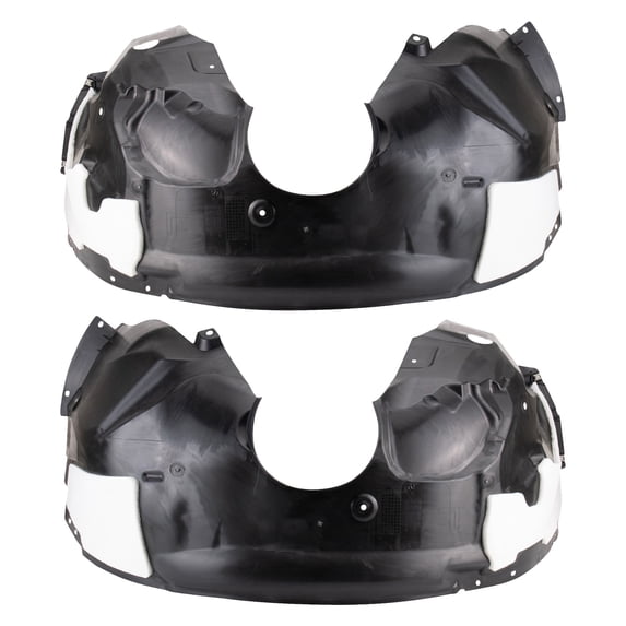 TRQ Front Inner Fender Liner Set Fits Select 2015-2018 Ford Edge FO1248177 FO1249177