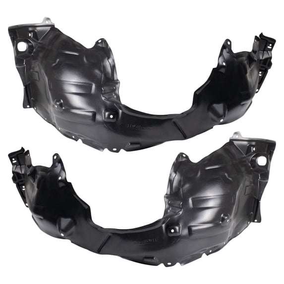 TRQ Front Inner Fender Liner Set Fits Select 2019-2020 Toyota Avalon TO1248224 TO1249224