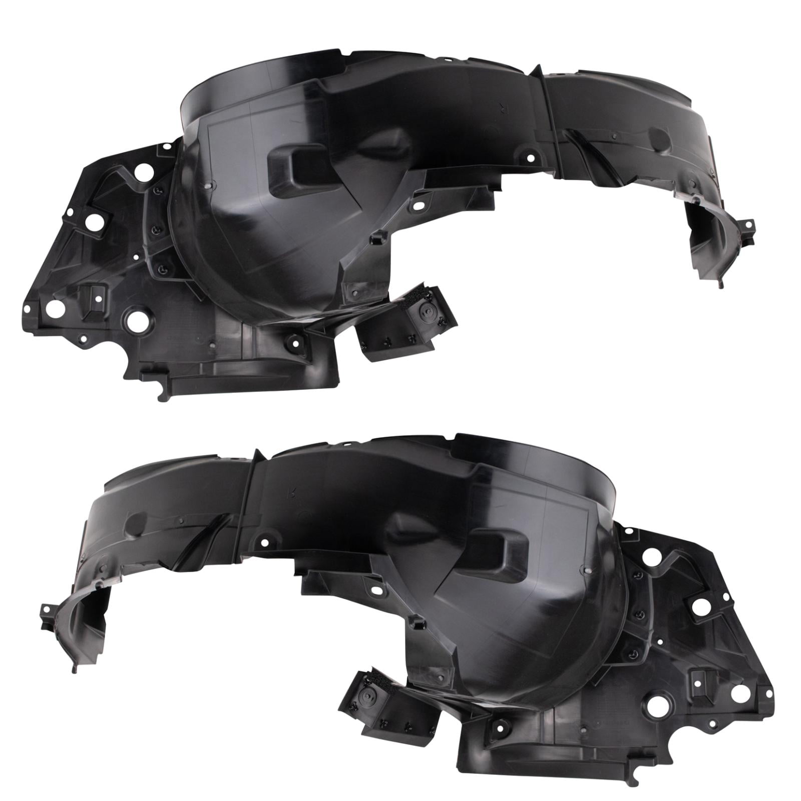 Guardabarros Interior Delantero Izquierdo Para Nissan Versa 2020-2021 - Negro, Plástico, Número NI1248178