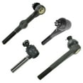 thumbnail image 1 of TRQ Front Inner Outer Steering Tie Rod End Kit Set 4pc Fits Select 81-91 Chevrolet GMC Suburban Truck Pickup K10 K1500 V10 V1500, 1 of 5