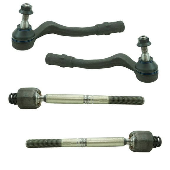 TRQ Front Inner and Outer Tie Rod Set Fits Select 2009-2016 Audi A4 A4 Quattro 2010-2014 A5 2008-2017 A5 Quattro 2013-2016 allroad 2009-2012 Q5 2013-2015 RS5 S4 S5