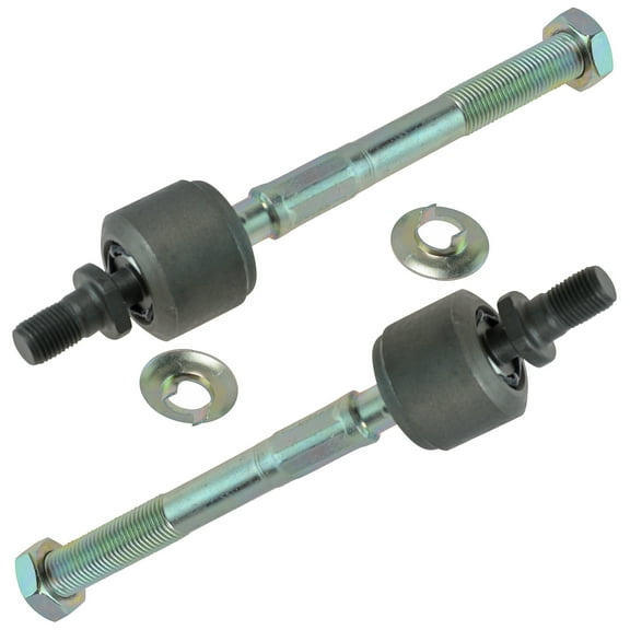 TRQ Front Inner Tie Rod Set Fits Select 1990-1993 Acura Integra
