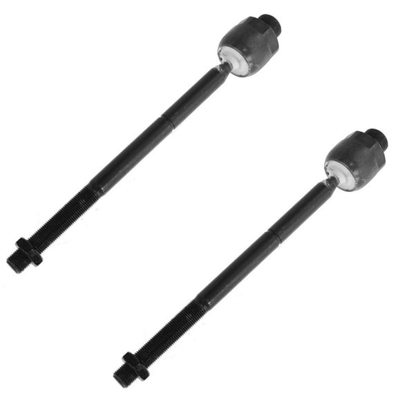 TRQ Front Inner Tie Rod Set Fits Select 2002-2004 Jeep Liberty