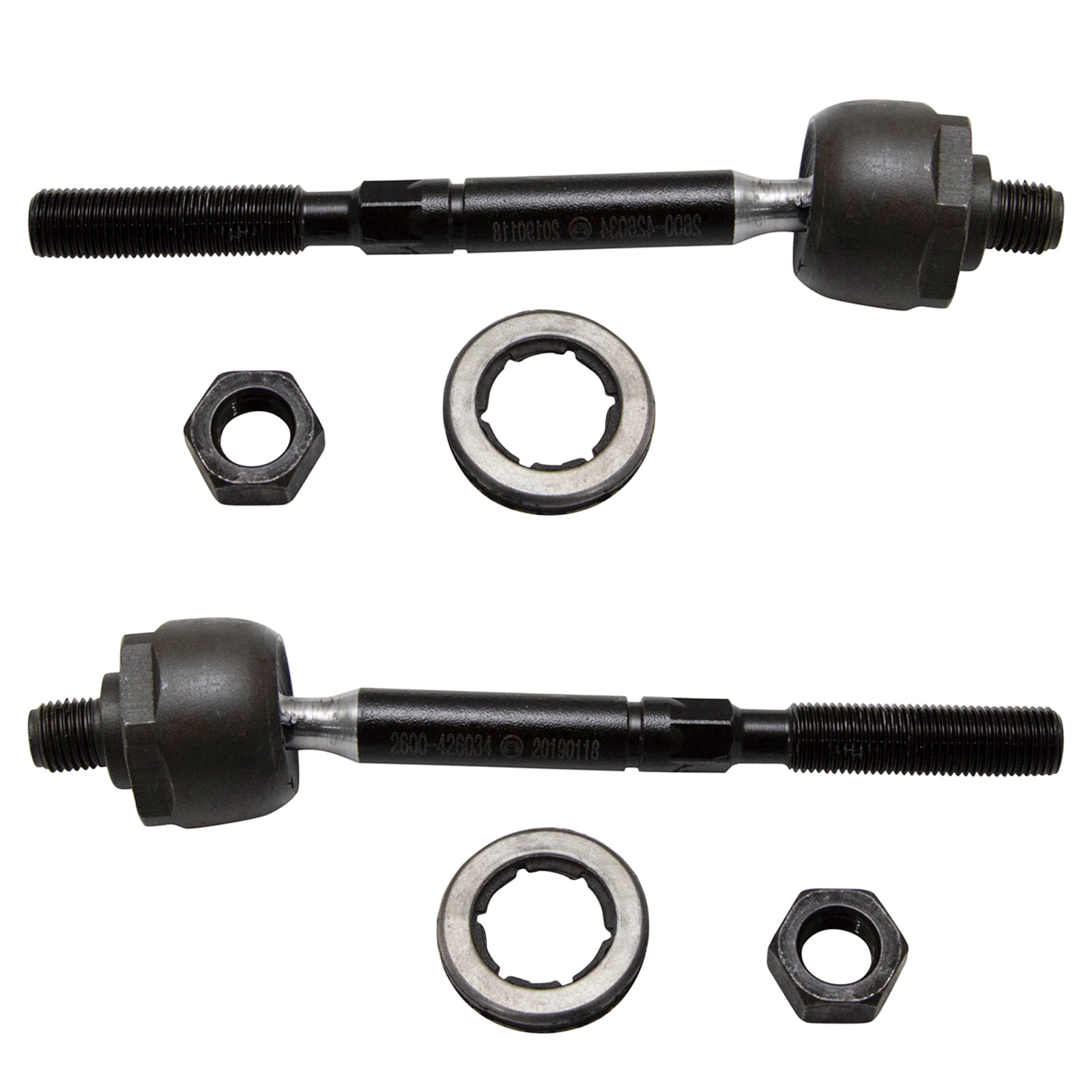 TRQ Front Inner Tie Rod Set Fits Select 2010-2012 Ford Fusion 2011-2012 Lincoln MKZ 2010-2011 Mercury Milan