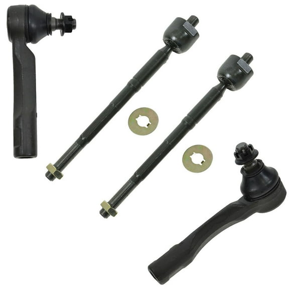 TRQ Front Inner and Outer Tie Rod Set Fits Select 2001-2005 Lexus IS300