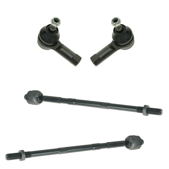 TRQ Front Inner and Outer Tie Rod Set Fits Select 2006-2012 Mitsubishi Eclipse 2004-2012 Galant