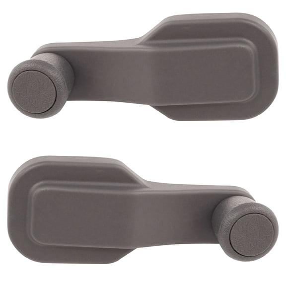 TRQ Front Inside Interior Gray Manual Window Crank Pair LH RH for VHD VNL DHA32483
