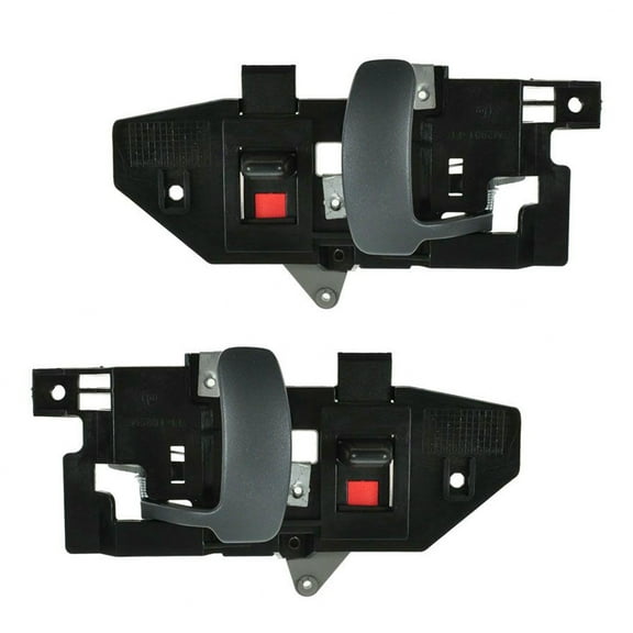 TRQ Front Interior Inside Door Handle Set for 96-00 Chevy Express Savana Van DHA37459