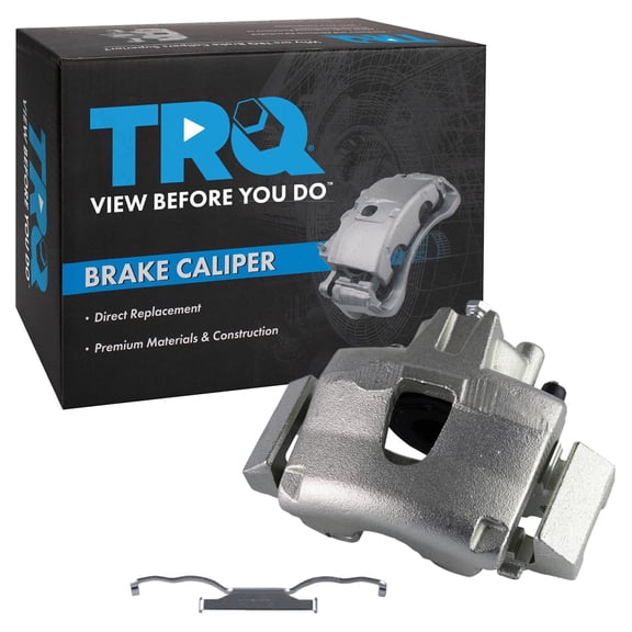TRQ Front Left Brake Caliper w/Bracket Drivers Side Compatible with 2001-2007 Chrysler Town & Country 2003 Voyager 2003-2007 Dodge Caravan Grand Caravan