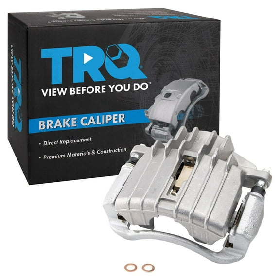 TRQ Front Left Brake Caliper w/Bracket Drivers Side Compatible with 2004-2005 Chevrolet Classic 1997-2003 Malibu 1999-2004 Oldsmobile Alero 1997-1999 Cutlass 1999-2005 Pontiac Grand Am