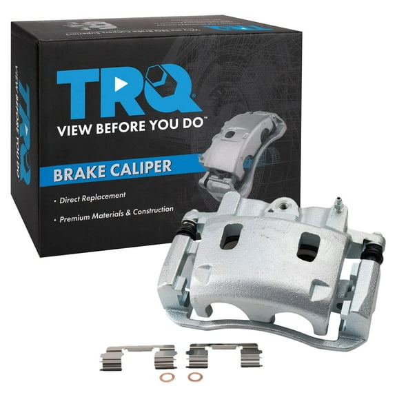 TRQ Front Left Brake Caliper w/Bracket Drivers Side Compatible with 2004-2006 INFINITI QX56 2005-2006 Nissan Armada 2004 Pathfinder Armada 2004-2007 TITAN