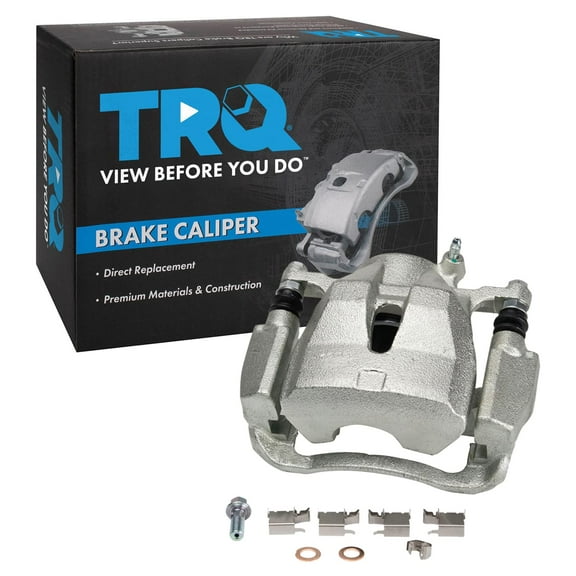 TRQ Front Left Brake Caliper w/Bracket Drivers Side Compatible with 2009-2010 Pontiac Vibe 2016 Scion iM 2011-2016 tC 2017-2018 Toyota Corolla iM 2009-2013 Matrix 2016-2018 Mirai 2006-2018 RAV4