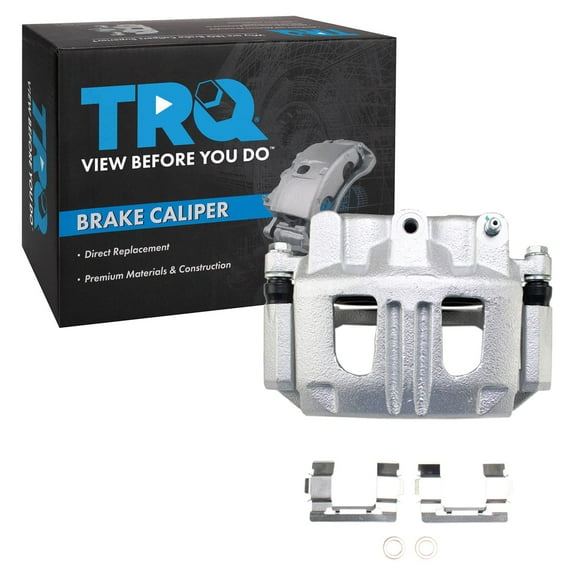 TRQ Front Left Brake Caliper w/Bracket Drivers Side Compatible with 2005-2006 Chevrolet Equinox 2006 Pontiac Torrent 2004-2007 Saturn Vue