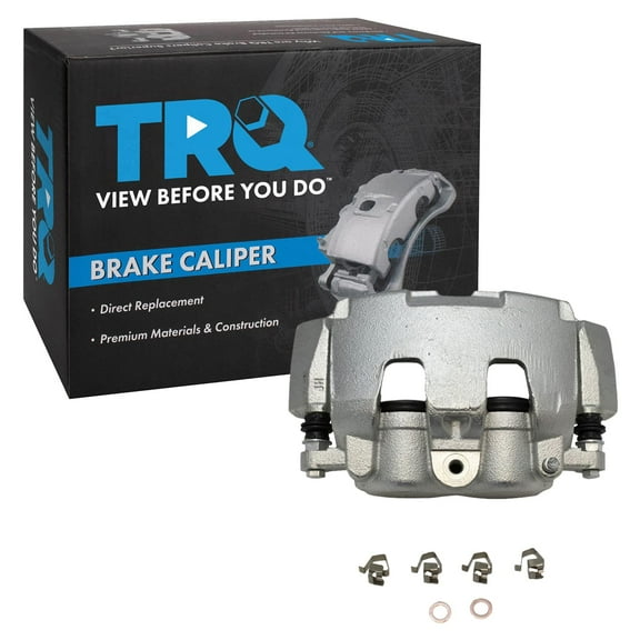 TRQ Front Left Brake Caliper w/Bracket Drivers Side Compatible with 2005-2008 Dodge Dakota 2006-2008 Ram 1500 2006-2009 Mitsubishi Raider
