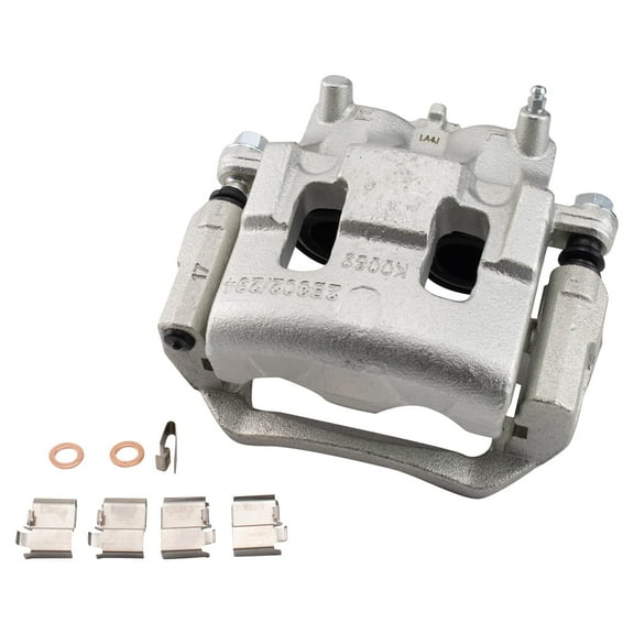 TRQ Front Left Brake Caliper w/Bracket Drivers Side Compatible with 2007-2014 Ford Edge 2007-2015 Lincoln MKX