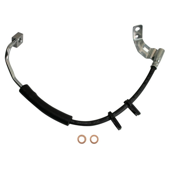 TRQ Front Left Brake Hose BLA61577 Fits Select 1999-2002 Ford Expedition , 1999-2003 Ford F-150 , 2004-2004 Ford F-150 Heritage , 1997-1999 Ford F-250 , 1999-2002 Lincoln Navigator