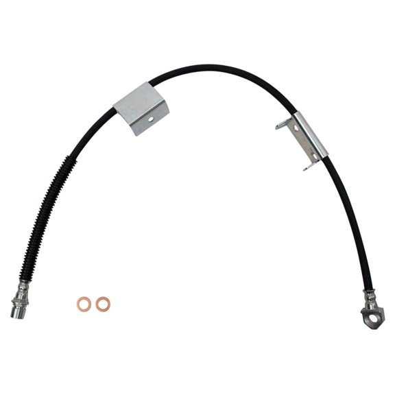 TRQ Front Left Brake Hose Drivers Side Fits 2006-2007 Chevrolet Silverado 1500 2007 Silverado 1500 Classic GMC Sierra 1500 Sierra 1500 Classic