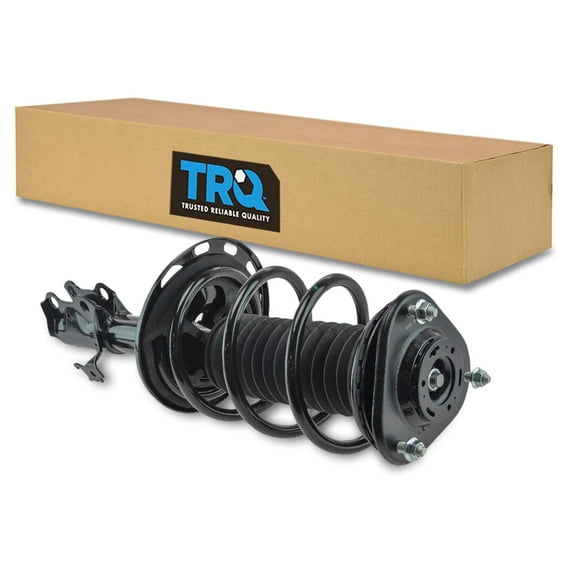 TRQ Front Left Complete Strut & Coil Spring Assembly Drivers Side Fits Select 2006-2012 Toyota RAV4