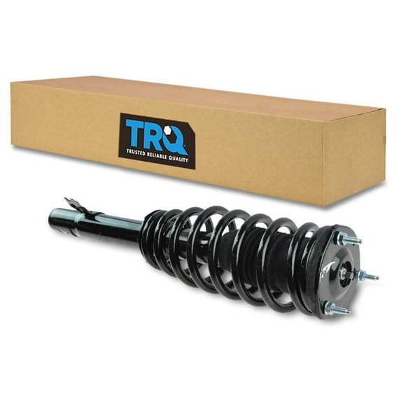 TRQ Front Left Complete Strut & Coil Spring Assembly Drivers Side Fits Select 2009-2013 Mazda 6