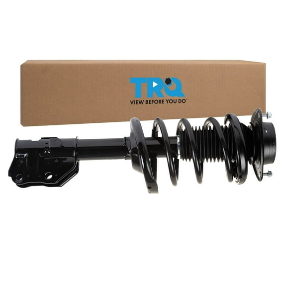 TRQ Front Left Complete Strut & Coil Spring Assembly Drivers Side Fits Select 2016-2017 Subaru Crosstrek 2013-2015 XV Crosstrek