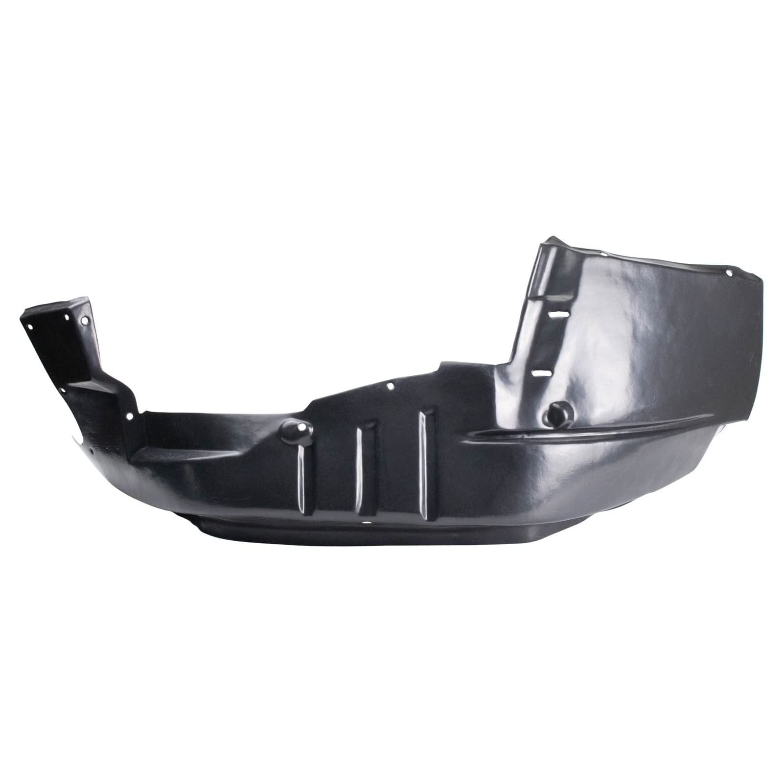 TRQ Front Left Inner Fender Liner Black Drivers Side Fits Select 1984 ...