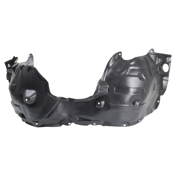 TRQ Front Left Inner Fender Liner Black Drivers Side Fits Select 2019-2022 Lexus ES300h 2019-2021 ES350 LX1248141 LX1248143