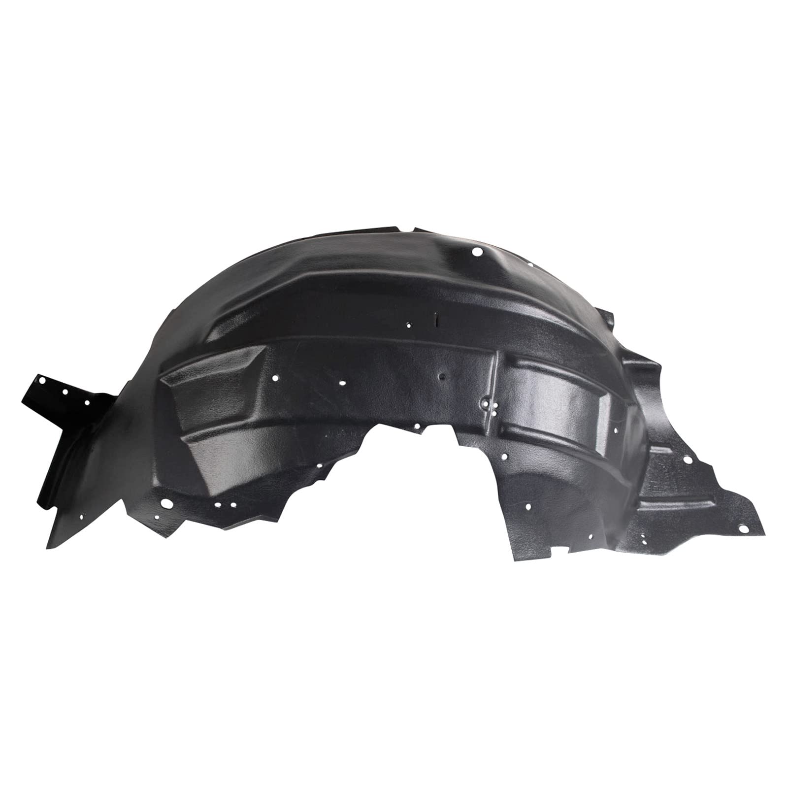AM Autoparts Front Left Inner Fender Liner For 2019-2023 Ford Edge – Black Plastic FO1248198