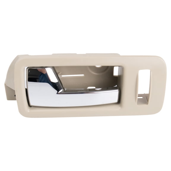 TRQ Front Left Interior Door Handle Biege & Chrome Fits 2010-2014 Ford Mustang DHA31830