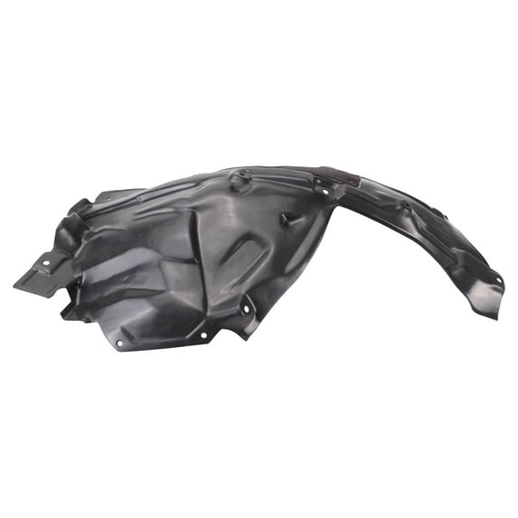 TRQ Front Left Rearward Inner Fender Liner Black Drivers Side Fits Select 2012-2013 INFINITI M35h 2011-2013 M37 M56 2014-2019 Q70 IN1248124