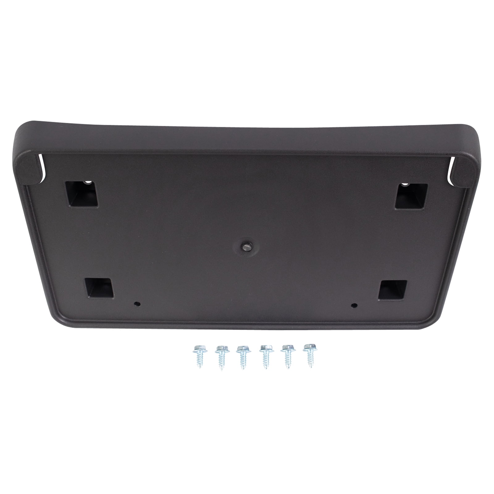 TRQ Front License Plate Bracket - Black, Direct Fit Replacement For 2016-2018 Hyundai Tucson