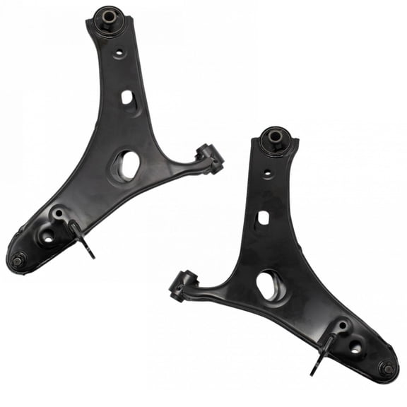 TRQ Front Lower Driver and Passenger Side Control Arm and Ball Joint Set 2 Piece Fits 2014-2018 Subaru Forester